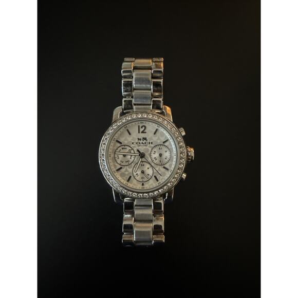 Coach Legacy Sport 14502369 Ladies Watch Silver Signature C  display picture 1